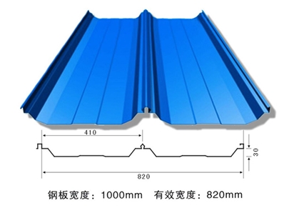 棗陽角馳820型彩鋼瓦